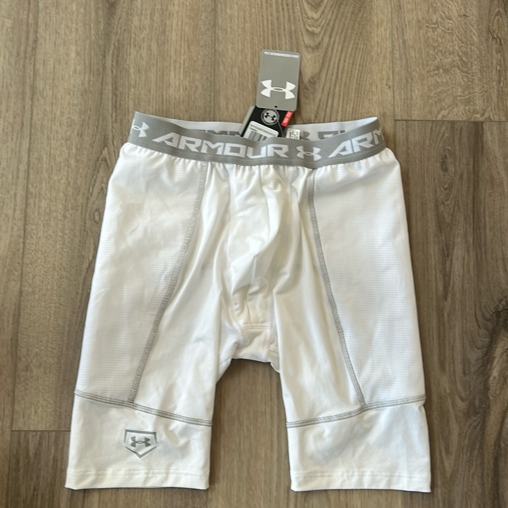 Under Armour Youth Baseball Sliding Compression Shorts